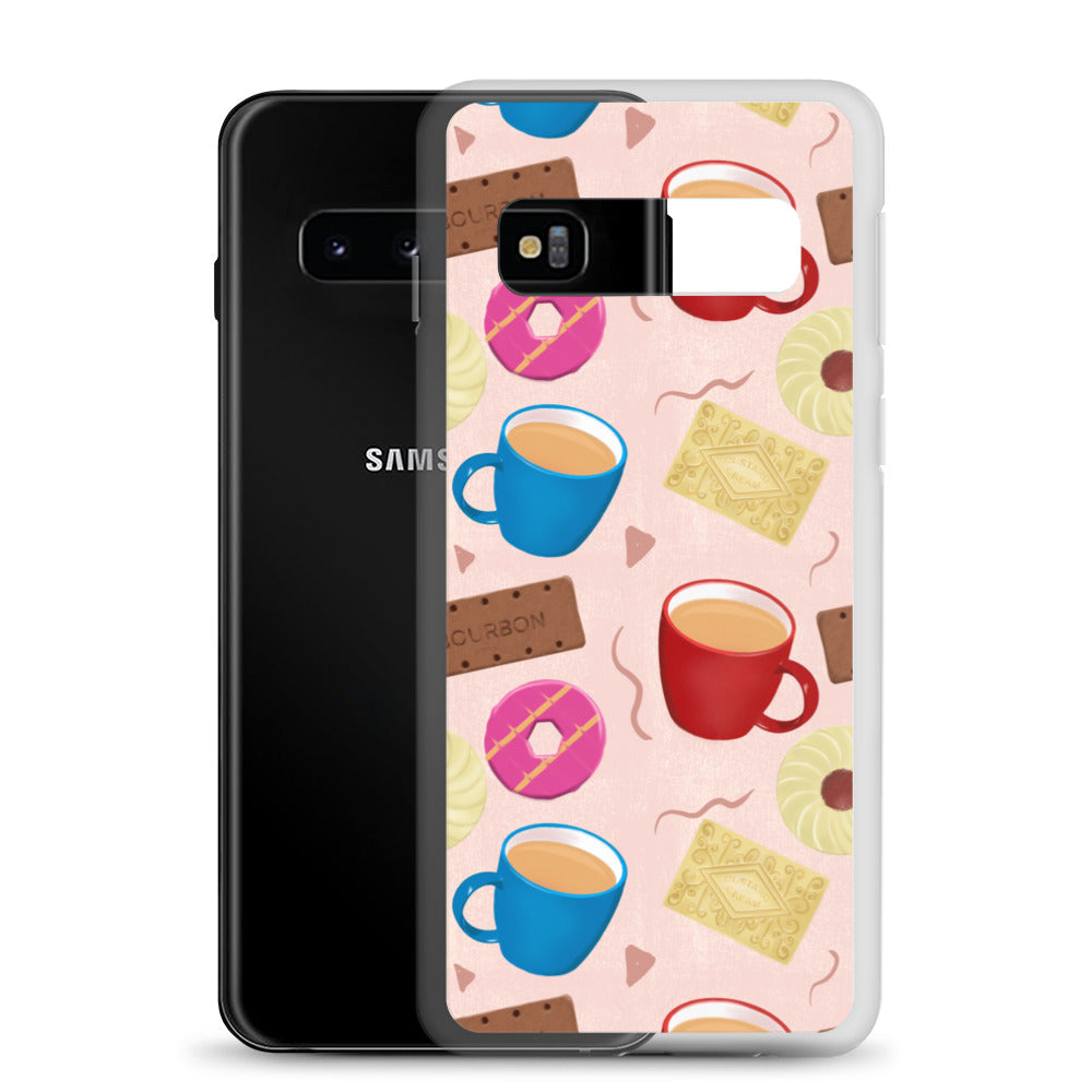 "Tea and Biscuits" Samsung case - Carmel Rimmer Art