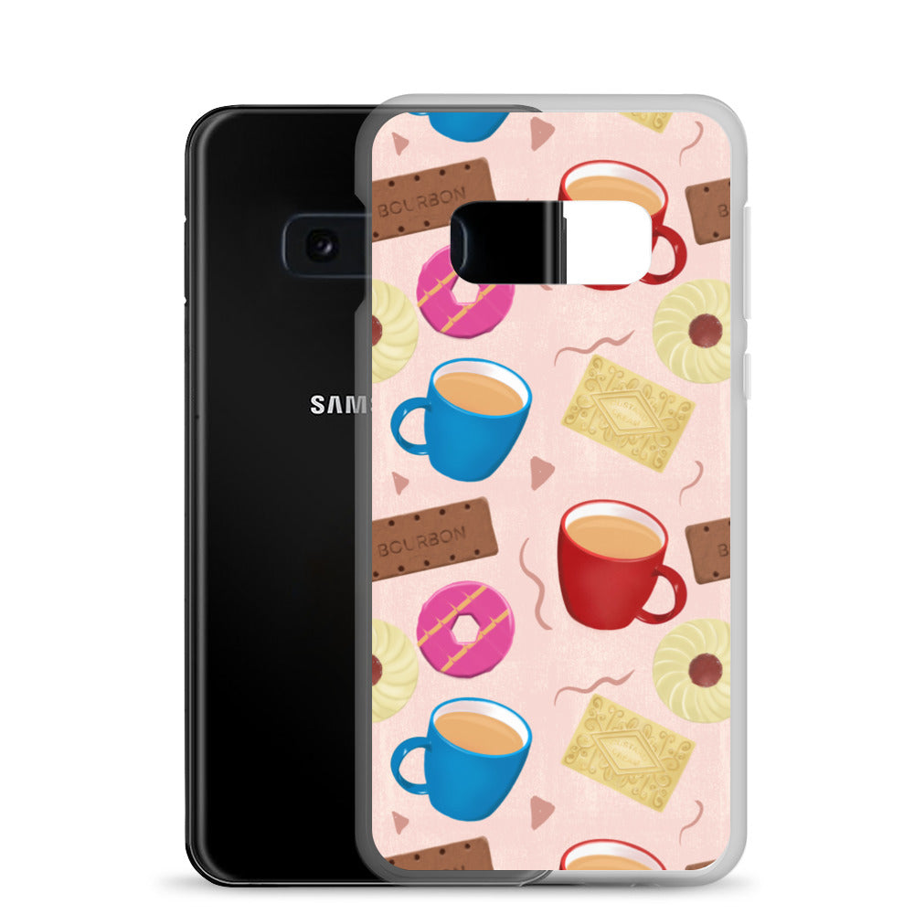 "Tea and Biscuits" Samsung case - Carmel Rimmer Art