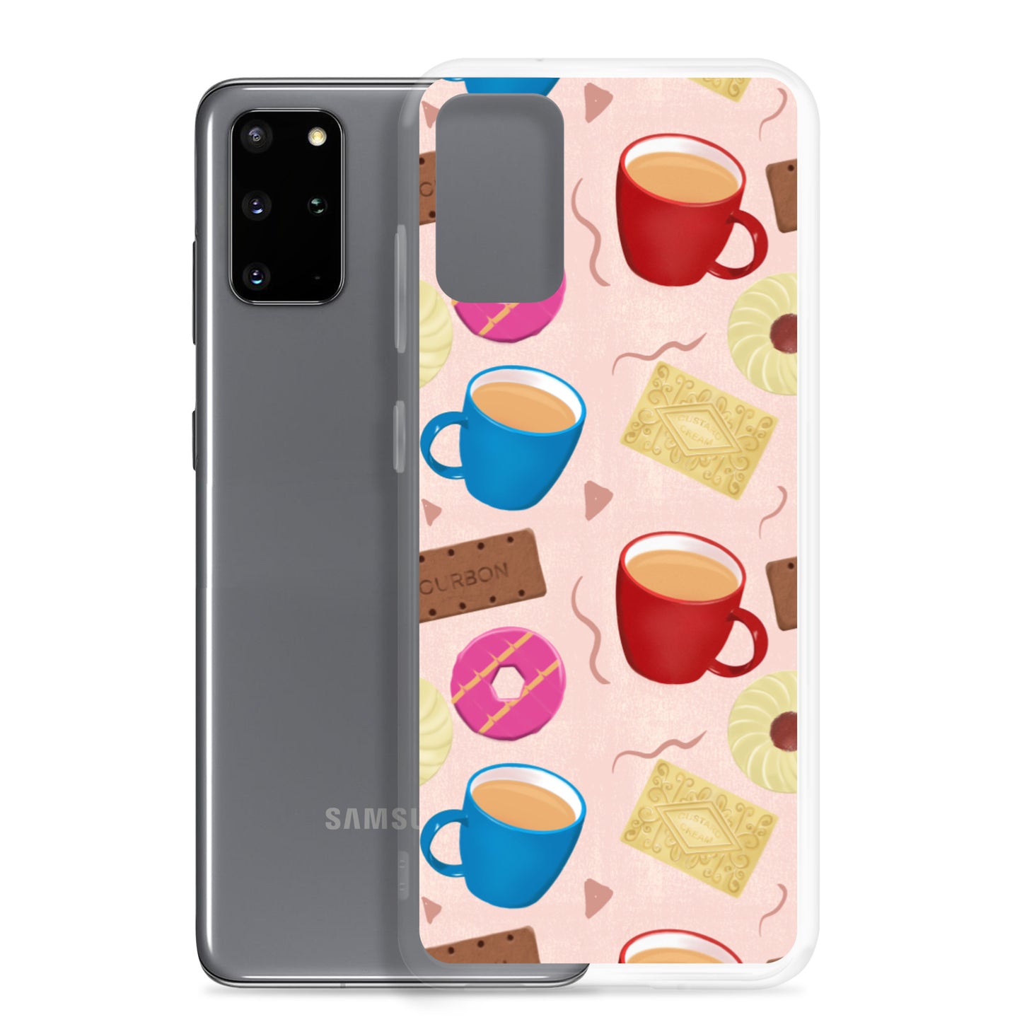 "Tea and Biscuits" Samsung case - Carmel Rimmer Art