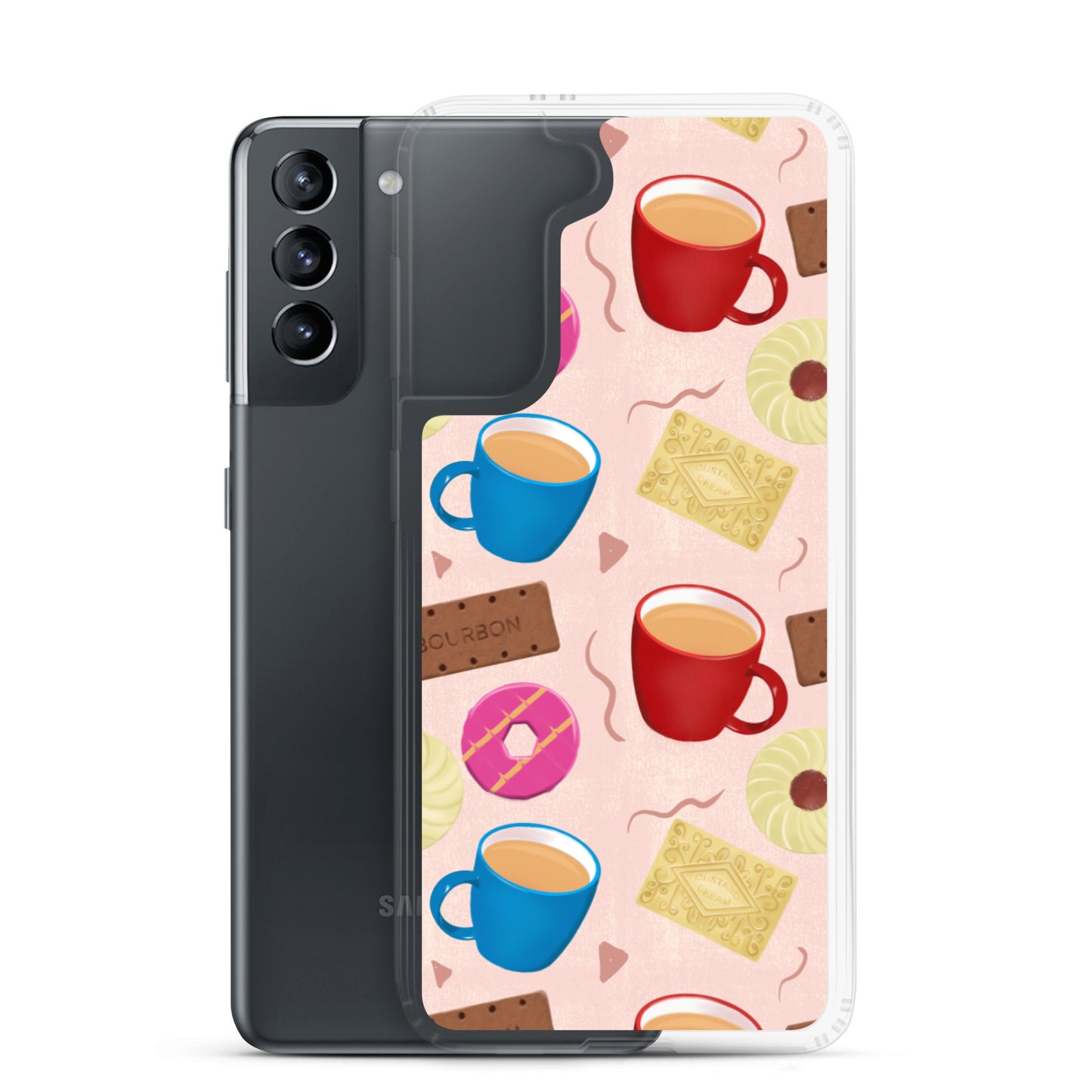 "Tea and Biscuits" Samsung case - Carmel Rimmer Art