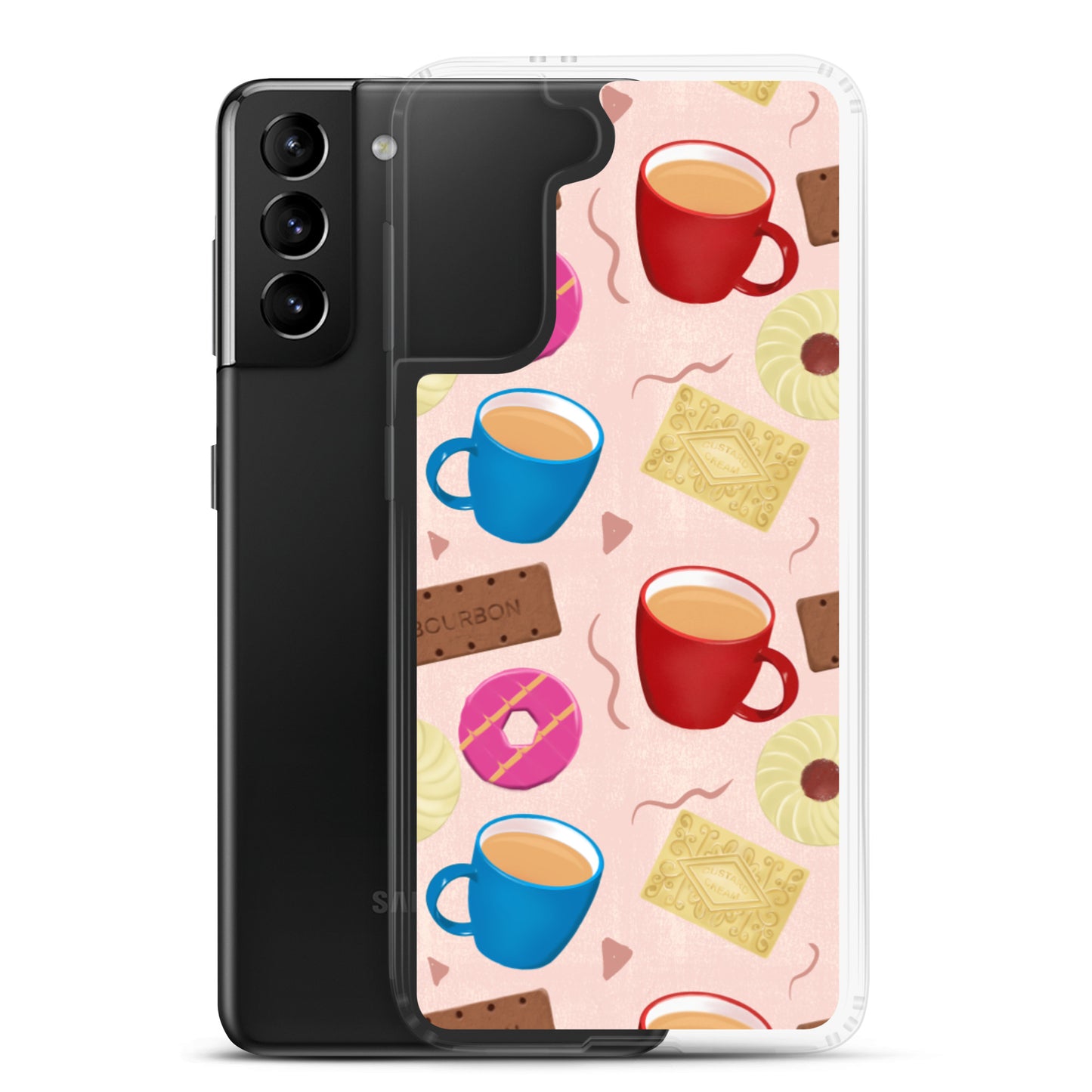 "Tea and Biscuits" Samsung case - Carmel Rimmer Art