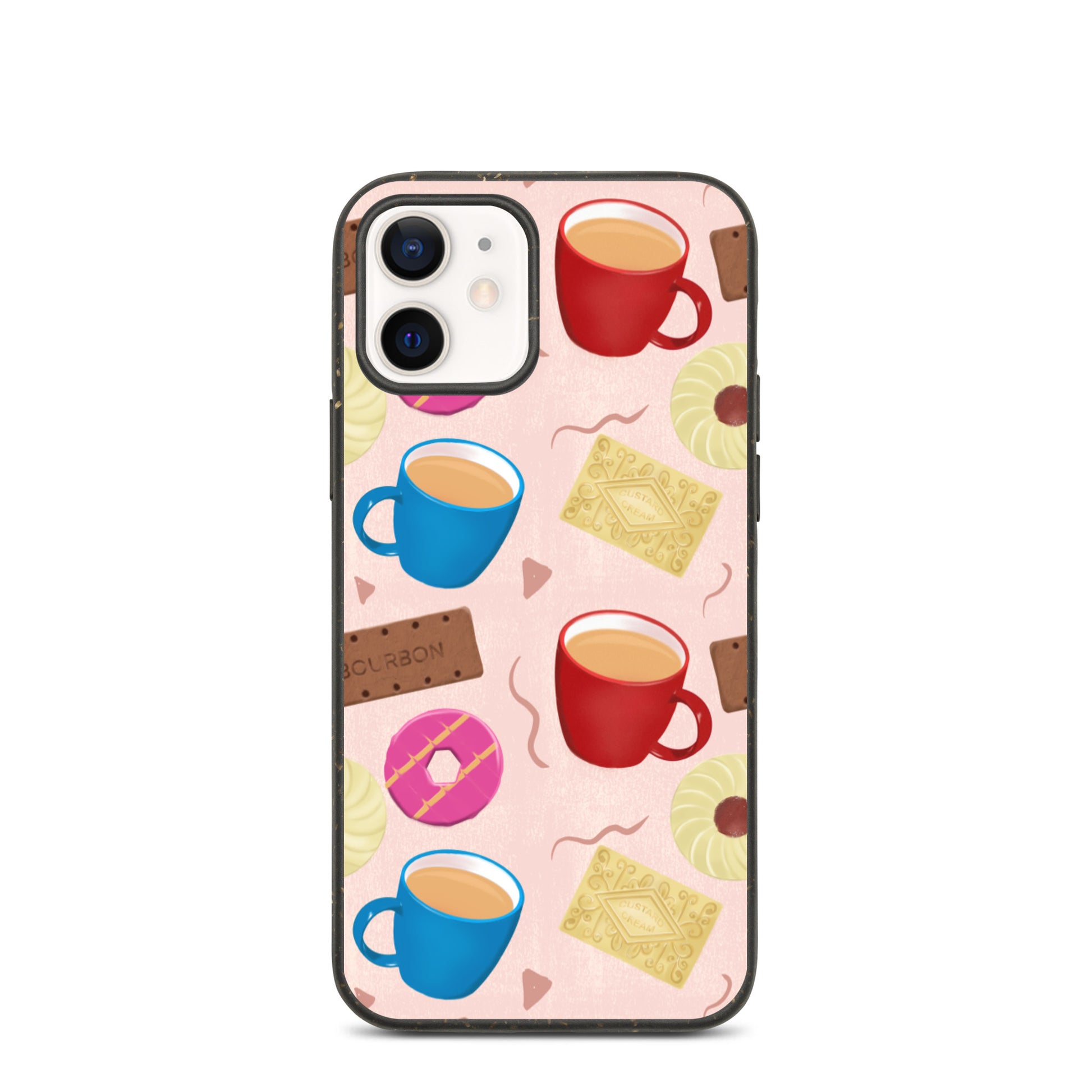 "Tea and Biscuits" Speckled iPhone case - Carmel Rimmer Art