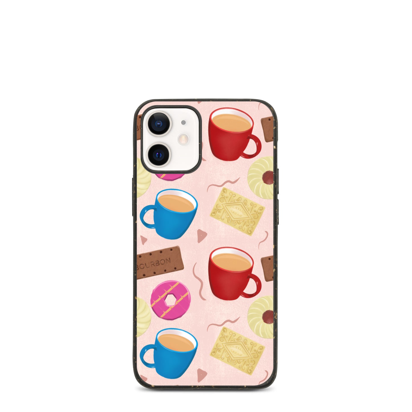 "Tea and Biscuits" Speckled iPhone case - Carmel Rimmer Art