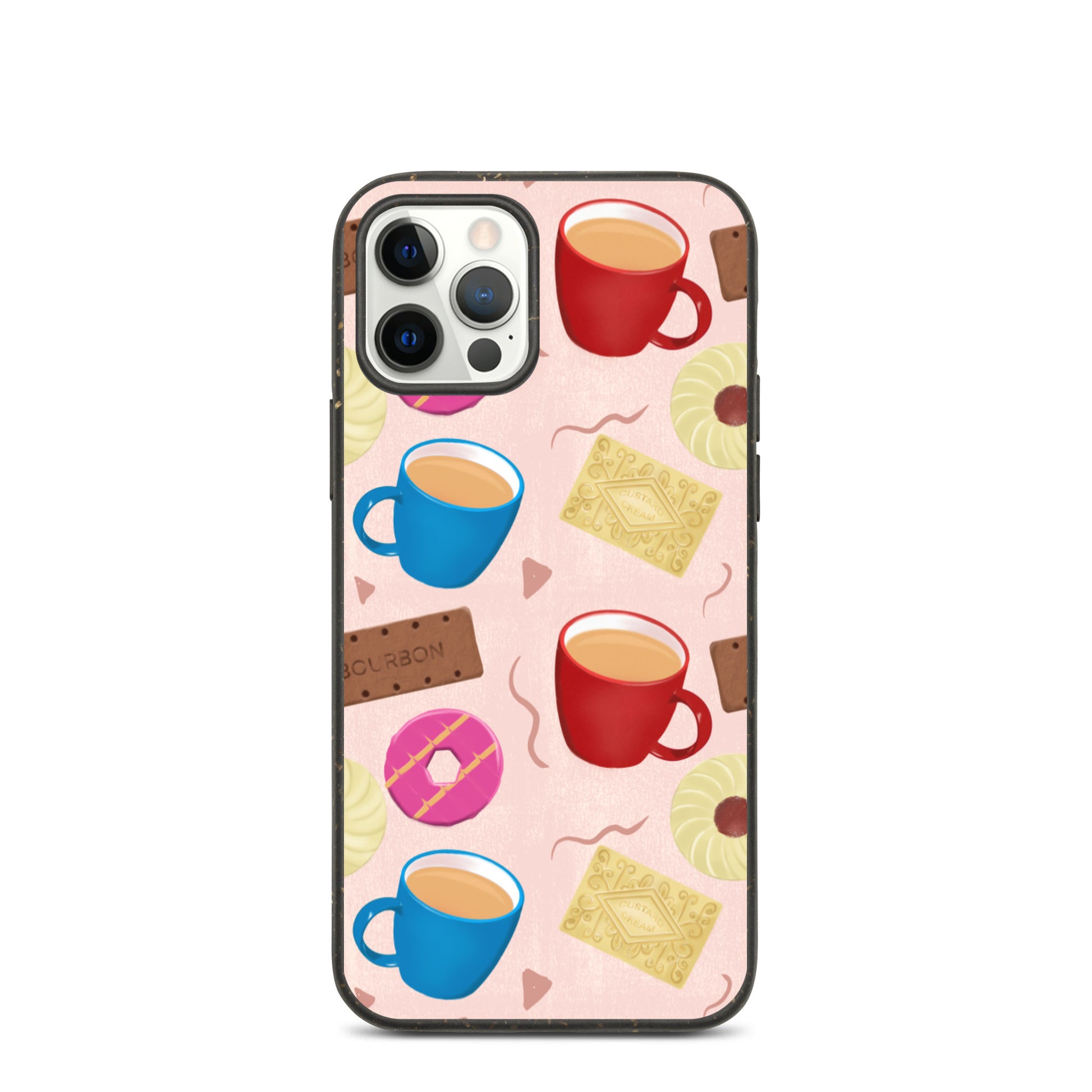 "Tea and Biscuits" Speckled iPhone case - Carmel Rimmer Art