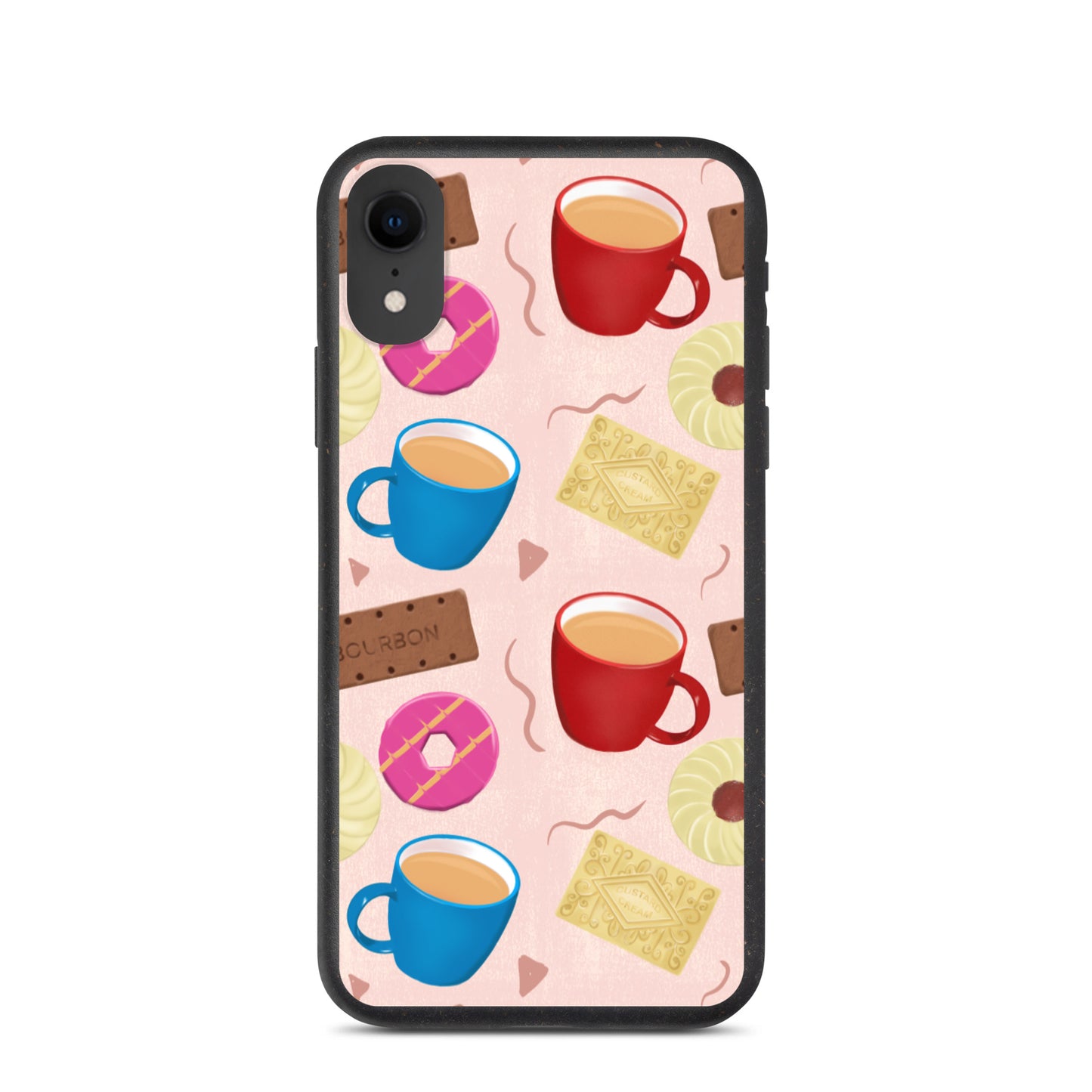 "Tea and Biscuits" Speckled iPhone case - Carmel Rimmer Art